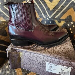 Joe Boots By Arless In Wine Black Cherry